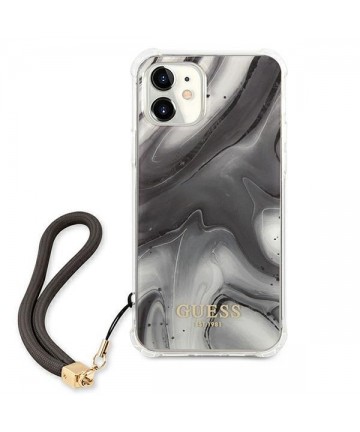 Guess GUHCP12SKSMAGR iPhone 12 mini 5.4" grey/grey hardcase Marble Collection