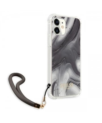 Guess GUHCP12SKSMAGR iPhone 12 mini 5.4" grey/grey hardcase Marble Collection