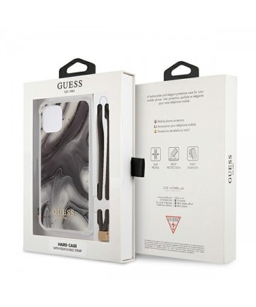 Guess GUHCP12SKSMAGR iPhone 12 mini 5.4" grey/grey hardcase Marble Collection