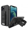 Rope case gel case with a chain lanyard bag lanyard iPhone XS Max black