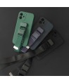 Rope case gel case with a chain lanyard bag lanyard iPhone XS Max black