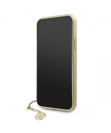 Guess GUHCN61GF4GGR iPhone 11 6.1" / Xr grey/gray hard case 4G Charms Collection