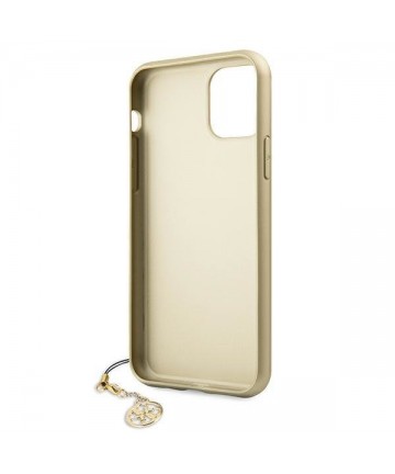Guess GUHCN61GF4GGR iPhone 11 6.1" / Xr grey/gray hard case 4G Charms Collection