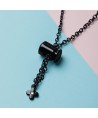 Metal bracelet for Xiaomi Mi Band 3 / 4 / 5 / 6 band strap - black