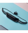 Metal bracelet for Xiaomi Mi Band 3 / 4 / 5 / 6 band strap - black