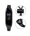 Metal bracelet for Xiaomi Mi Band 3 / 4 / 5 / 6 band strap - black