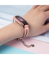 Metal bracelet for Xiaomi Mi Band 3 / 4 / 5 / 6 band strap - pink