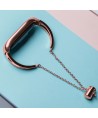Metal bracelet for Xiaomi Mi Band 3 / 4 / 5 / 6 band strap - pink