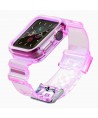 Silicone Band Strap Bracelet Case Strap Light Set for Apple Watch 42mm - Red
