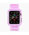 Silicone Band Strap Bracelet Case Strap Light Set for Apple Watch 42mm - Red