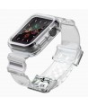 Silicone Band Strap Bracelet Case Strap Light Set for Apple Watch 40mm - Black
