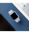 Silicone Band Strap Bracelet Case Strap Light Set for Apple Watch 38mm - Red