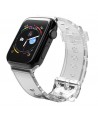 Silicone Strap Bracelet Bracelet Strap Light for Apple Watch 42 / 44 mm - Black
