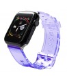 Silicone Strap Bracelet Bracelet Strap Light for Apple Watch 38 / 40 mm - Purple