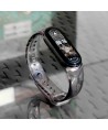 Replacment silicone band strap for Xiaomi Mi Band 6 / 5 black
