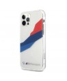 BMW Motorsport Tricolor Case for iPhone 12 Pro Max - Transparent
