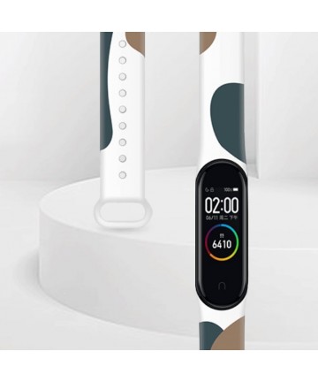 Strap Moro band for Xiaomi Mi Band 3 / 4 silicone strap watch bracelet pattern 5