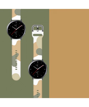 Strap Moro for Samsung Galaxy Watch 40 / 41 / 42 / 43 / 44 mm silicone bracelet watch band - pattern 6
