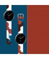 Strap Moro for Samsung Galaxy Watch 40 / 41 / 42 / 43 / 44 mm silicone bracelet watch band - pattern 8