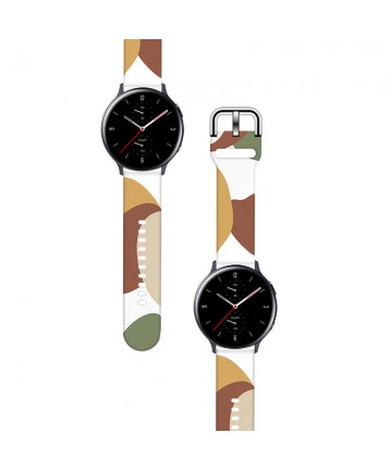 Strap Moro for Samsung Galaxy Watch 45 / 46 / 47 mm silicone bracelet watch band - pattern 4