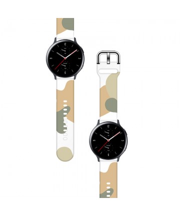 Strap Moro for Samsung Galaxy Watch 45 / 46 / 47 mm silicone bracelet watch band - pattern 6