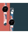Strap Moro for Samsung Galaxy Watch 45 / 46 / 47 mm silicone bracelet watch band - pattern 10