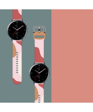 Strap Moro for Samsung Galaxy Watch 45 / 46 / 47 mm silicone bracelet watch band - pattern 12