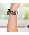 Braided Fabric Strap Bracelet Strap Fabric Band for Apple Watch 38 / 40 / 41 mm - Black