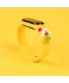 Strap Xmas for Xiaomi Mi Band 5 / 6 Christmas Silicone Strap Bracelet with House - Yellow