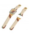 Silicone Strap Moro Watch Bracelet Band for Apple Watch 42 / 44 / 45 / 49 mm - Pattern 1