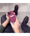 Card Armor Case Pouch Cover for iPhone 13 Pro Max Card Wallet Silicone Air Bag Armor Case Raspberry