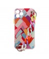 Color Chain Case gel flexible elastic case cover with a chain pendant for Samsung Galaxy A32 5G multicolour  (3)