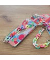 Color Chain Case gel flexible elastic case cover with a chain pendant for Samsung Galaxy A32 5G multicolour  (3)