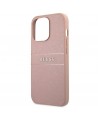 Guess GUHCP13XPSASBPI iPhone 13 Pro Max 6.7" pink/pink hardcase Saffiano Stripe
