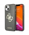 Guess GUHCP13SPCUGL4GBK iPhone 13 mini 5.4" black/black hard case Glitter 4G Big Logo