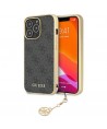 Guess GUHCP13XGF4GGR iPhone 13 Pro Max 6.7" grey/grey hardcase 4G Charms Collection