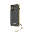 Guess GUHCP13XGF4GGR iPhone 13 Pro Max 6.7" grey/grey hardcase 4G Charms Collection