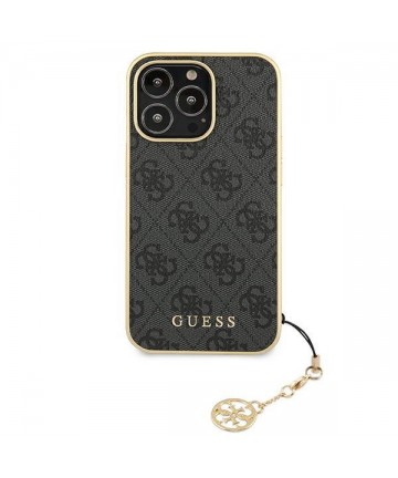 Guess GUHCP13XGF4GGR iPhone 13 Pro Max 6.7" grey/grey hardcase 4G Charms Collection