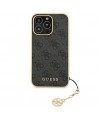 Guess GUHCP13XGF4GGR iPhone 13 Pro Max 6.7" grey/grey hardcase 4G Charms Collection