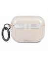 Karl Lagerfeld Glitter Karl's Head Case for AirPods Pro - Gold