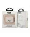 Karl Lagerfeld Glitter Karl's Head Case for AirPods Pro - Gold