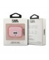 Karl Lagerfeld Glitter Karl's Head Case for AirPods Pro - Pink