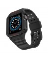 Protect Strap Band for Apple Watch 38/40/41mm Armored Case Strap - Black