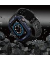 Protect Strap Band for Apple Watch 38/40/41mm Armored Case Strap - Black, Blue
