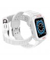 Protect Strap Band for Apple Watch 38/40/41mm Armored Case Strap - White