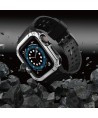 Protect Strap Band for Apple Watch 38/40/41mm Armored Case Strap - Black, Silver