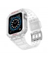 Protect Strap Band for Apple Watch 38/40/41mm Armored Case Strap - Transparent