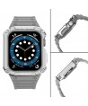 Protect Strap Band for Apple Watch 38/40/41mm Armored Case Strap - Gray, Silver