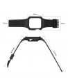 Protect Strap Band for Apple Watch 38/40/41mm Armored Case Strap - Gray, Silver
