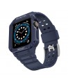 Protect Strap Band for Apple Watch 38/40/41mm Armored Case Strap - Blue